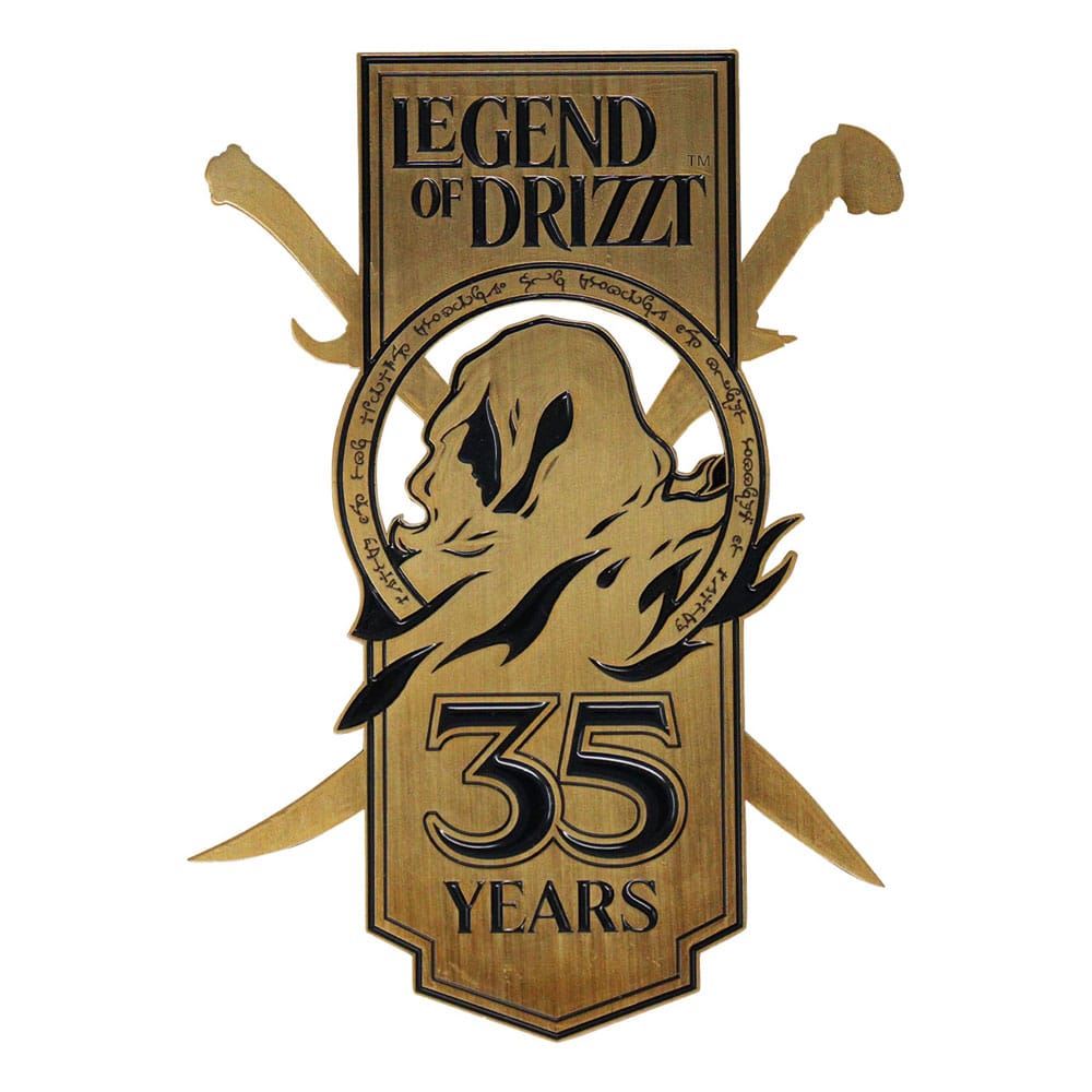 Dungeons and Dragons Legend of Drizzt Metal Card 35th Anniversary Limited Edition