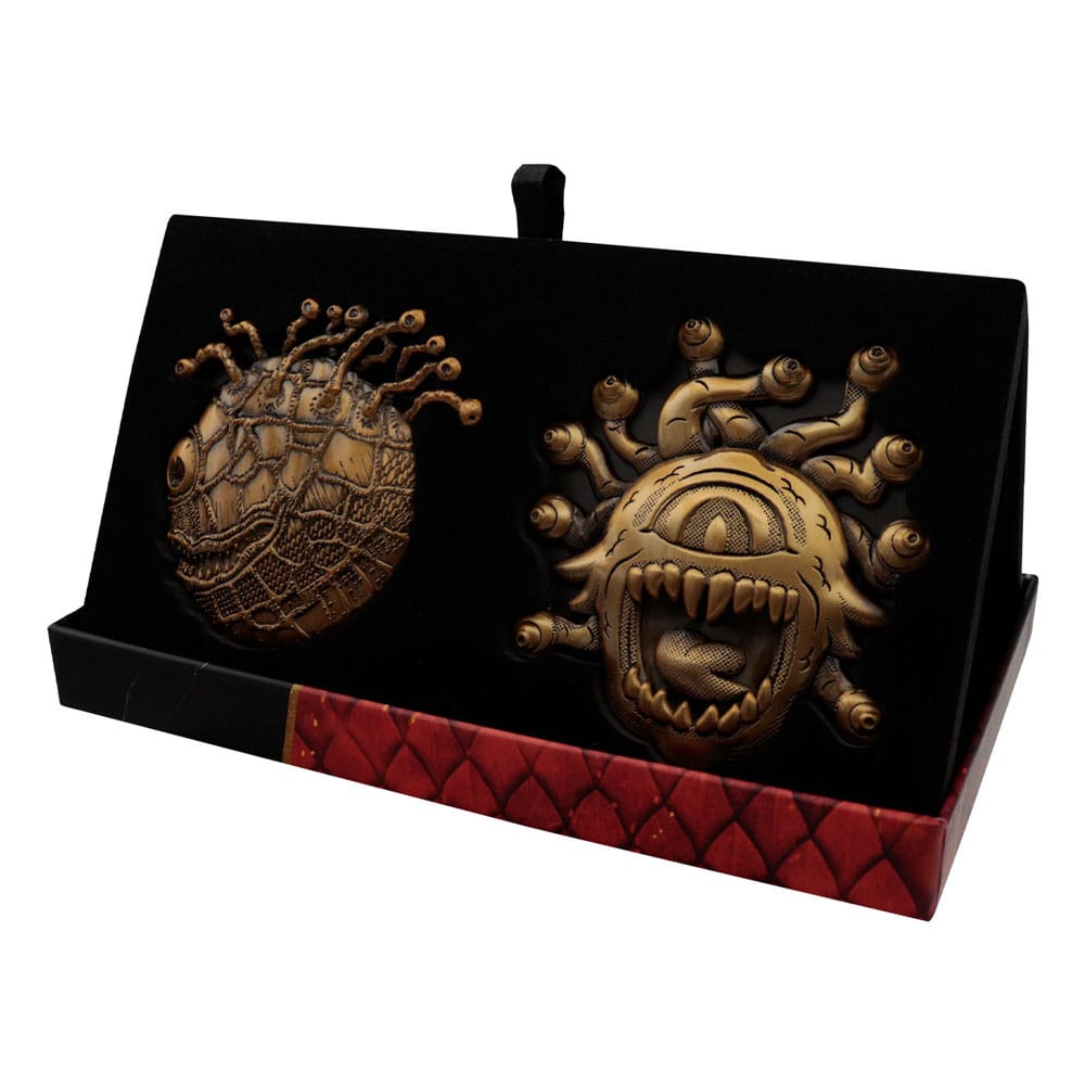 Dungeons and Dragons Beholder Twin Medallion Set 50th Anniversary