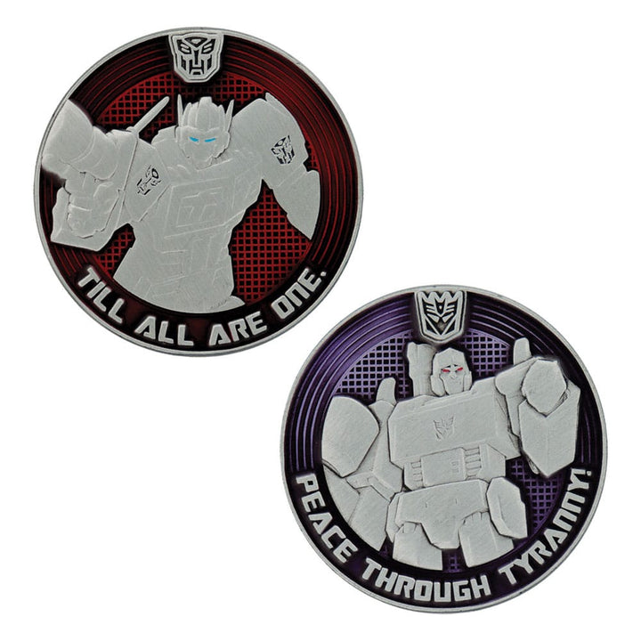 Transformers G1 Autobots vs Decepticons Limited Edition Coin