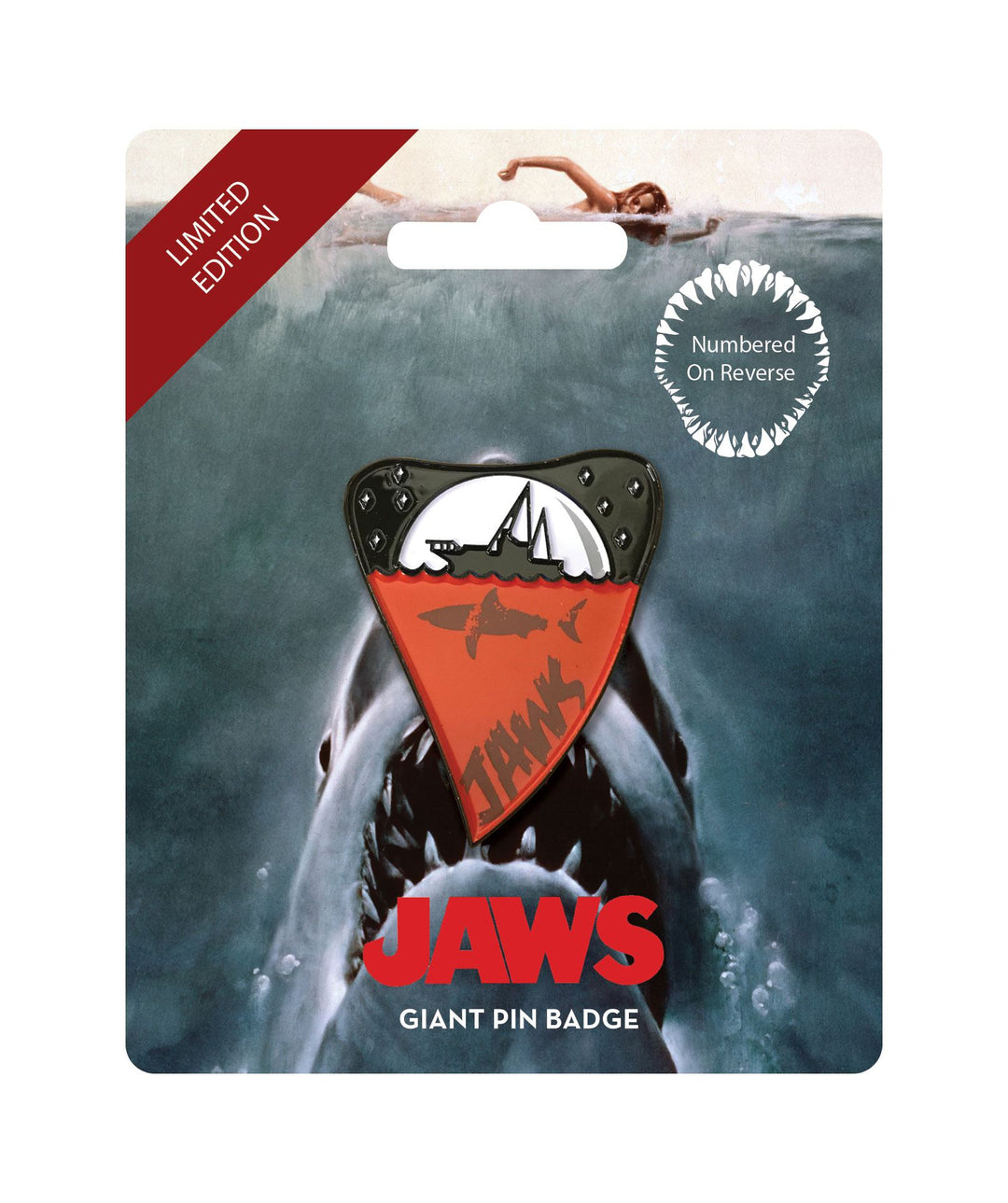 Jaws Jaws Pin Badge Limited Edition
