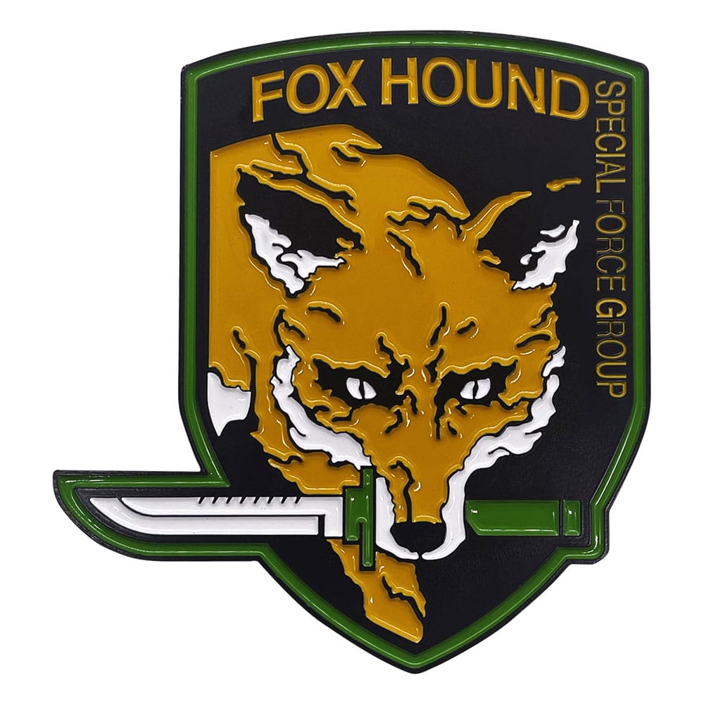 Metal Gear Solid Foxhound Insignia Metal Gear Solid Ingot Limited Edition
