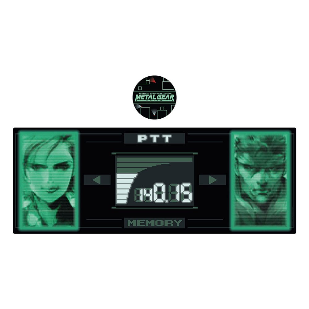 Metal Gear Solid Solid Snake and Raiden Metal Gear Solid Desk Pad and Coaster Set Limited Edition