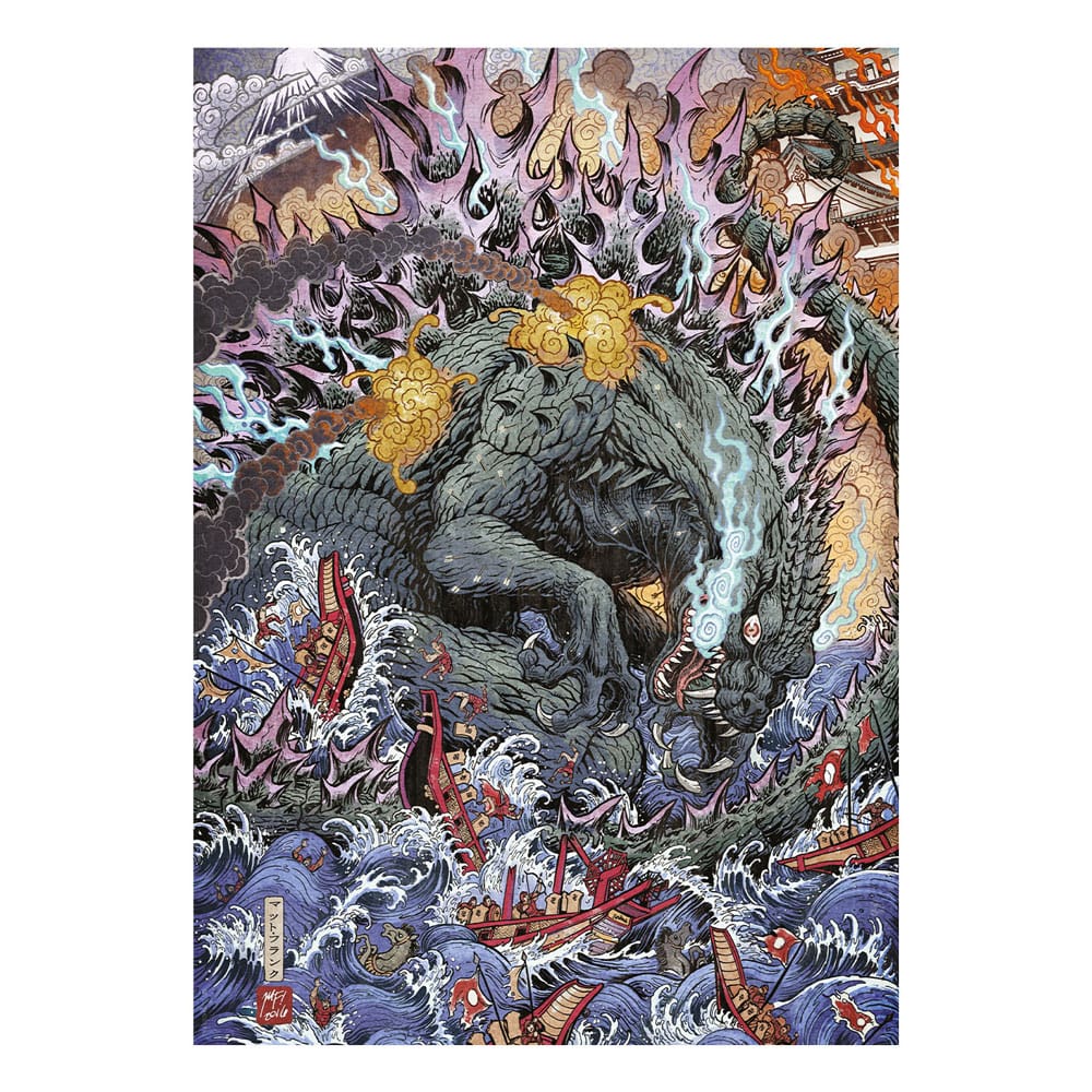 Godzilla Art Print Godzilla Limited Edition 42 x 30 cm