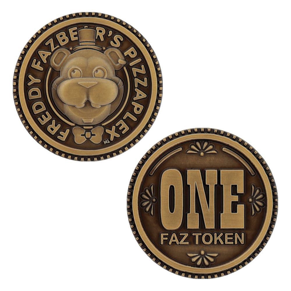 Five Nights at Freddys Collectable Coin One Faz Token Limited Edition