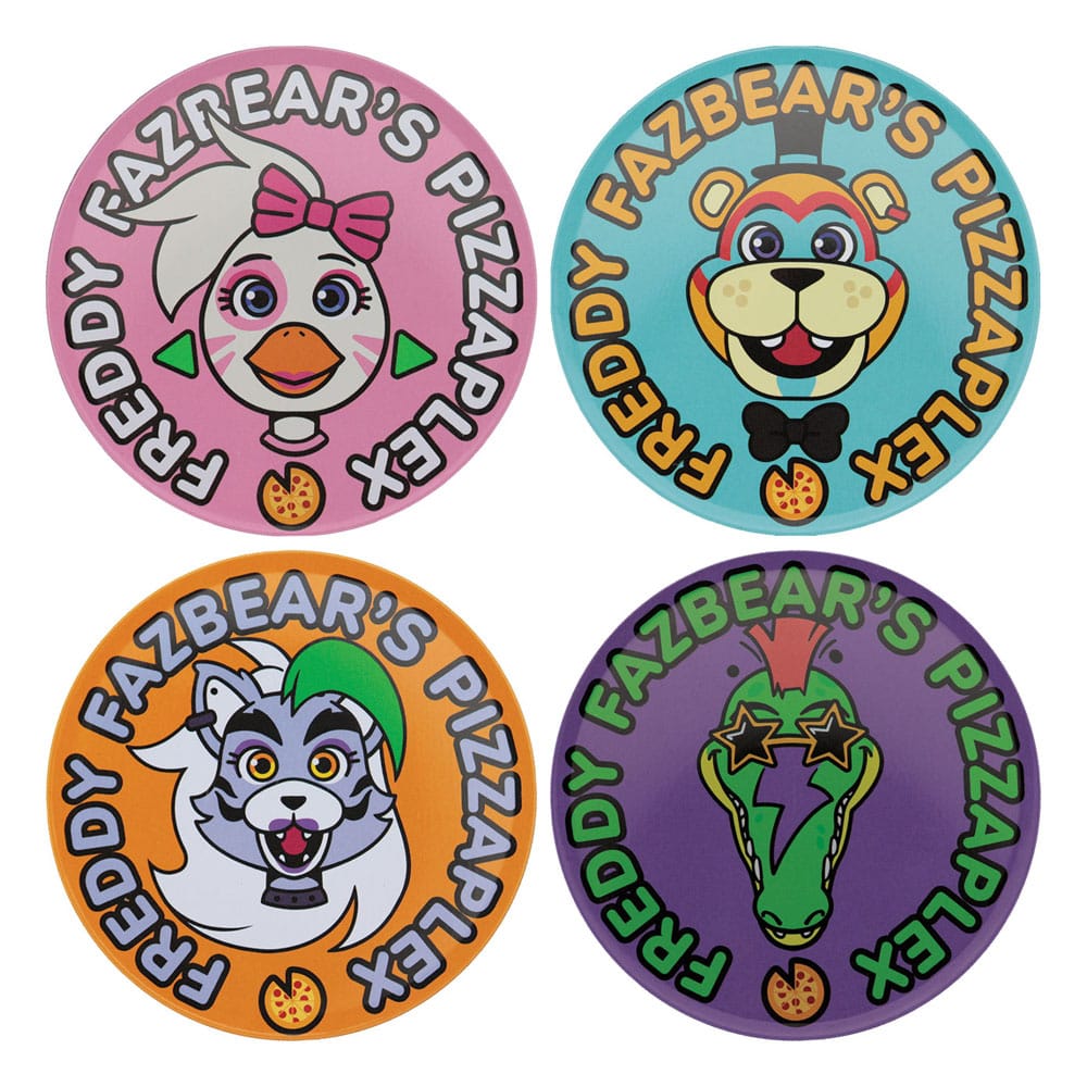 Five Nights at Freddys Printed Drinks Coaster 4 Pack Five Nights at Freddys