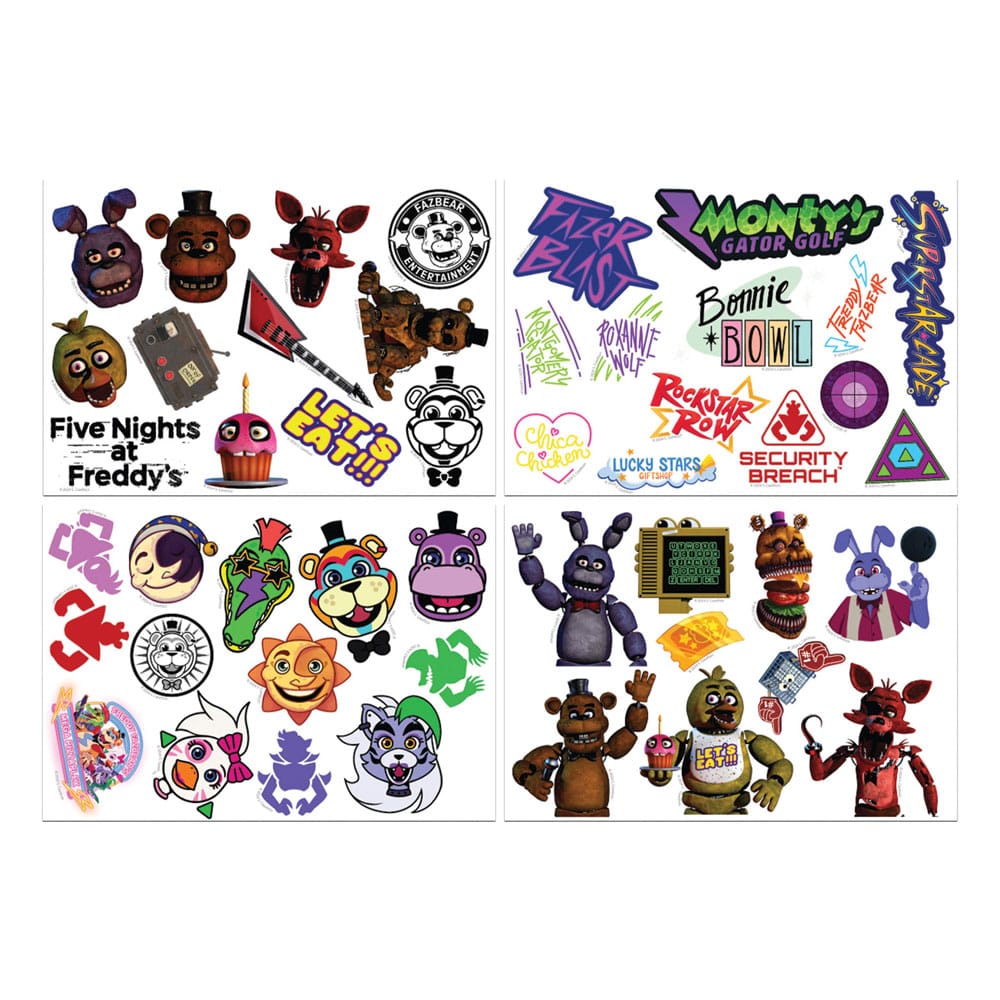 Five Nights at Freddys Five Nights at Freddys Tech Sticker Pack