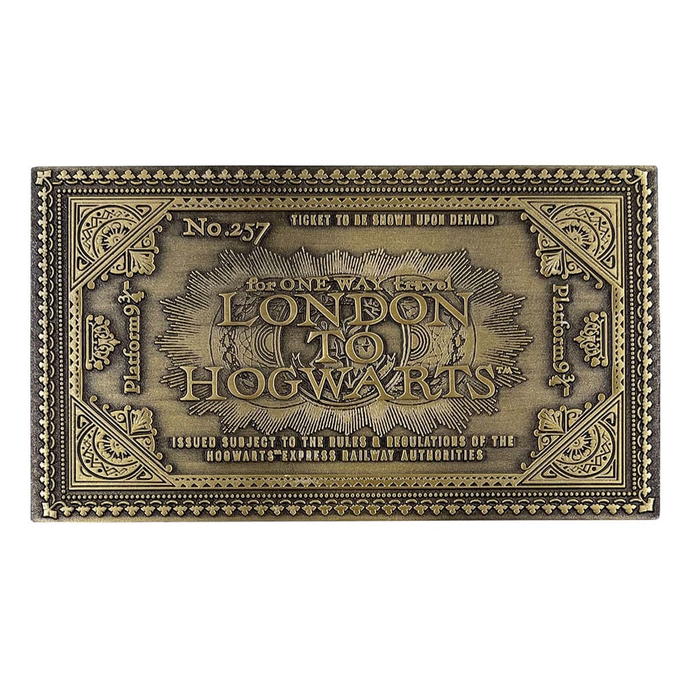 Harry Potter Hogwarts Express Replica Train Ticket Harry Potter Collectable Limited Edition