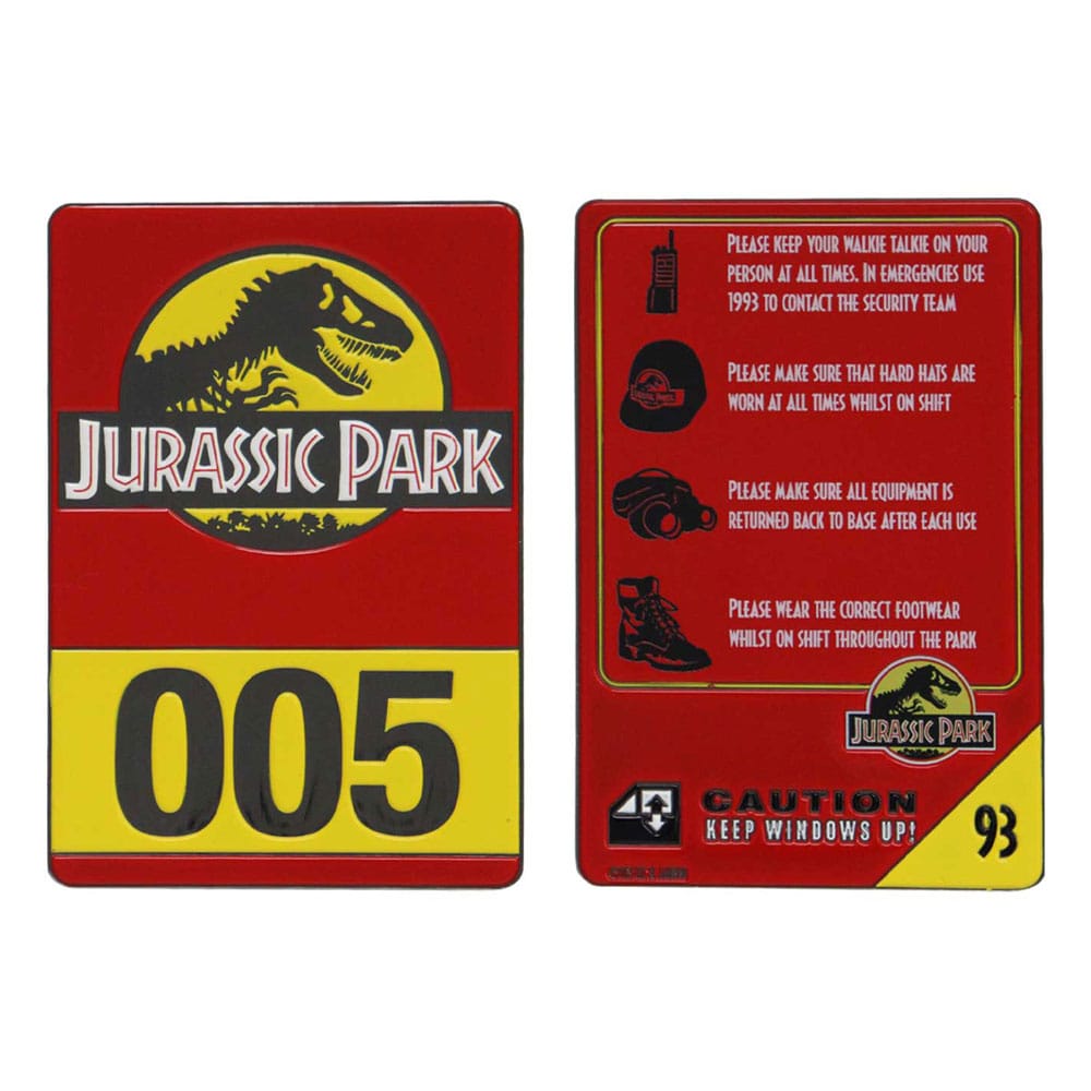Jurassic Park Jurassic Park Metal Card 30th Anniversary Jeep Limited Edition