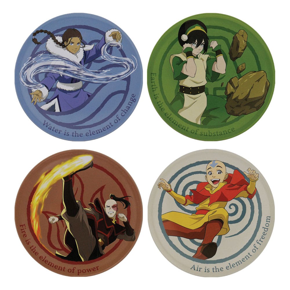 Avatar The Last Airbender Avatar The Last Airbender Coaster 4 Pack