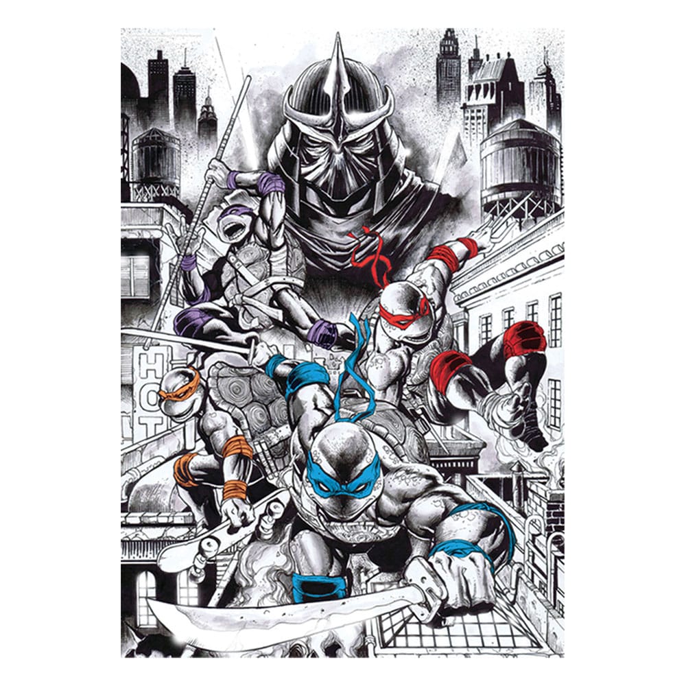 Teenage Mutant Ninja Turtles TMNT Art Print 40th Anniversary Limited Edition 42 x 30 cm
