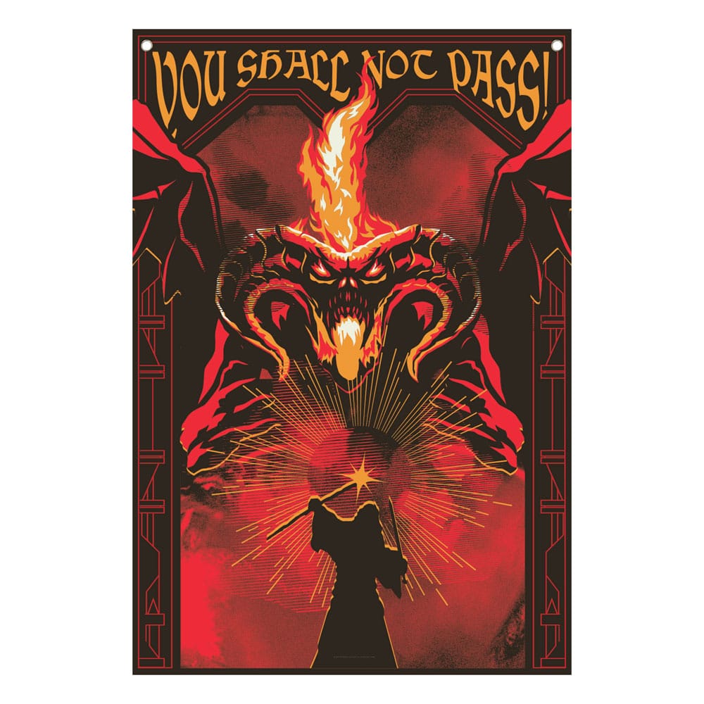 Lord of the Rings You Shall Not Pass Lord of the Rings Wall Banner 125 x 85 cm