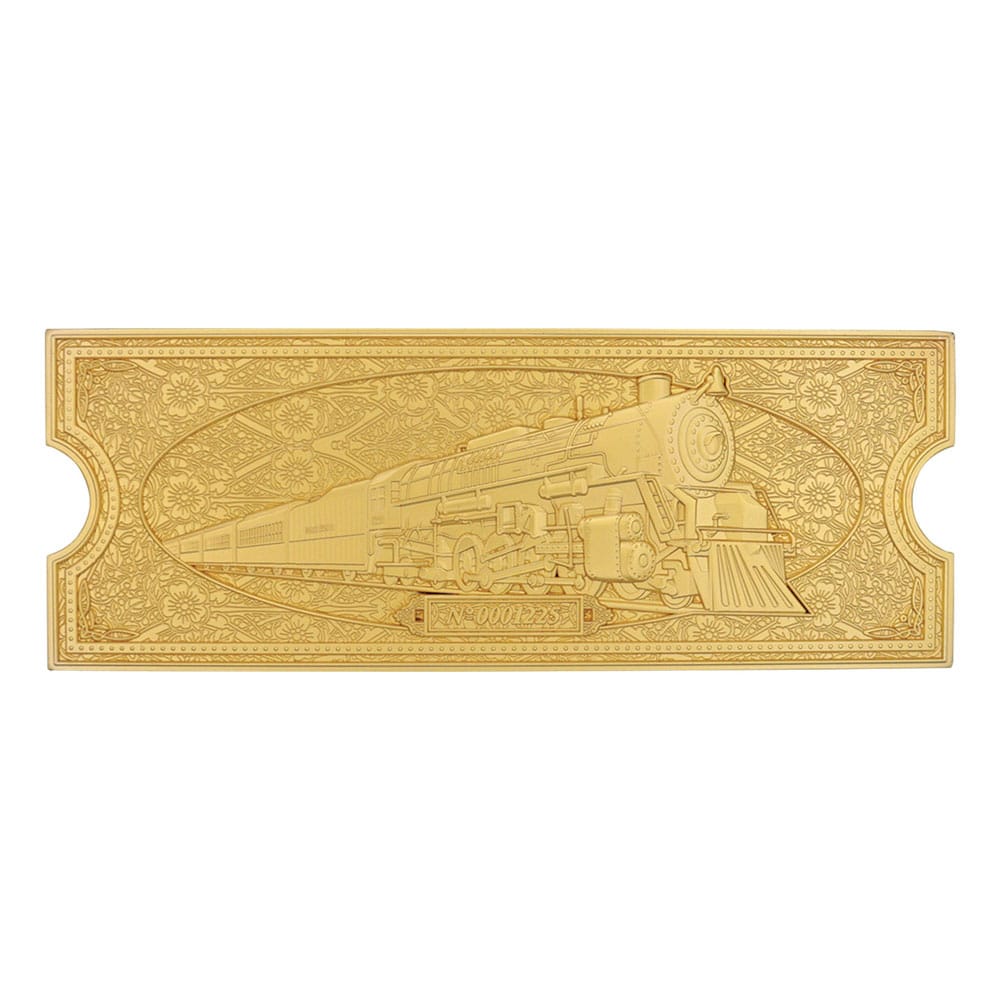 Polar Express Golden Train Ticket Polar Express Replica 24k Gold Plated Limited Edition