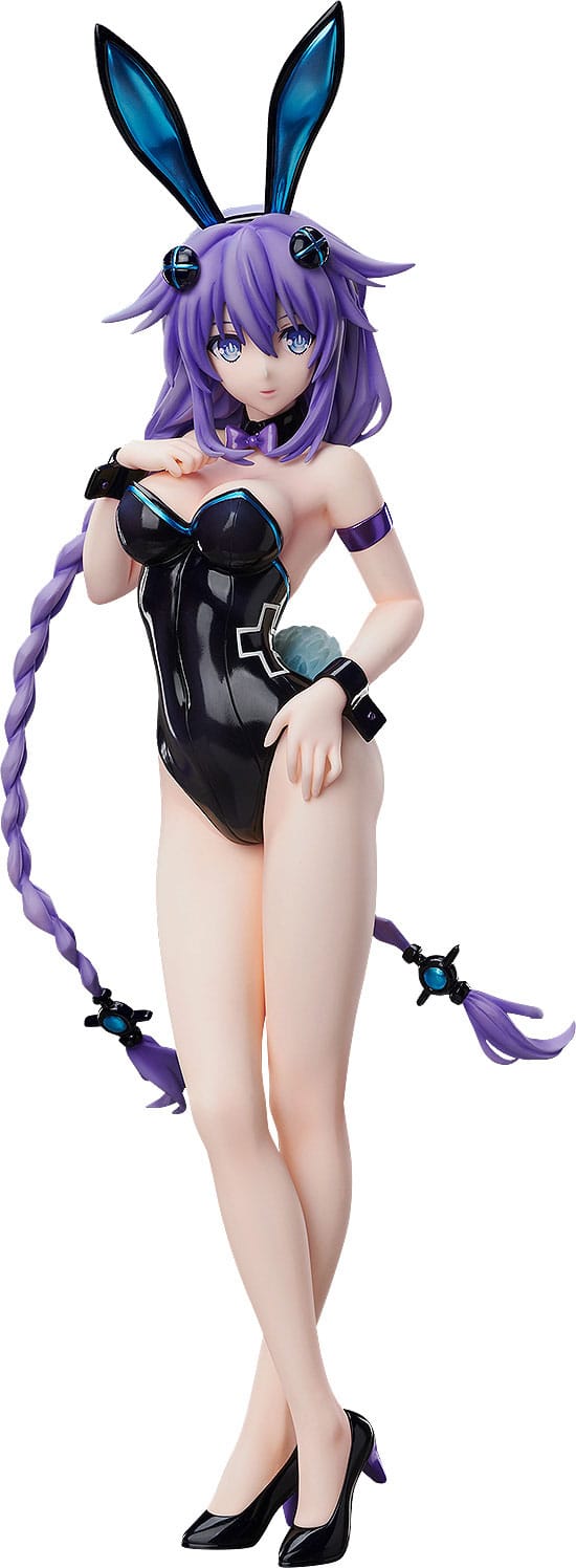 Purple Heart Bare Leg Bunny Ver Hyperdimension Neptunia PVC Figure 47 cm