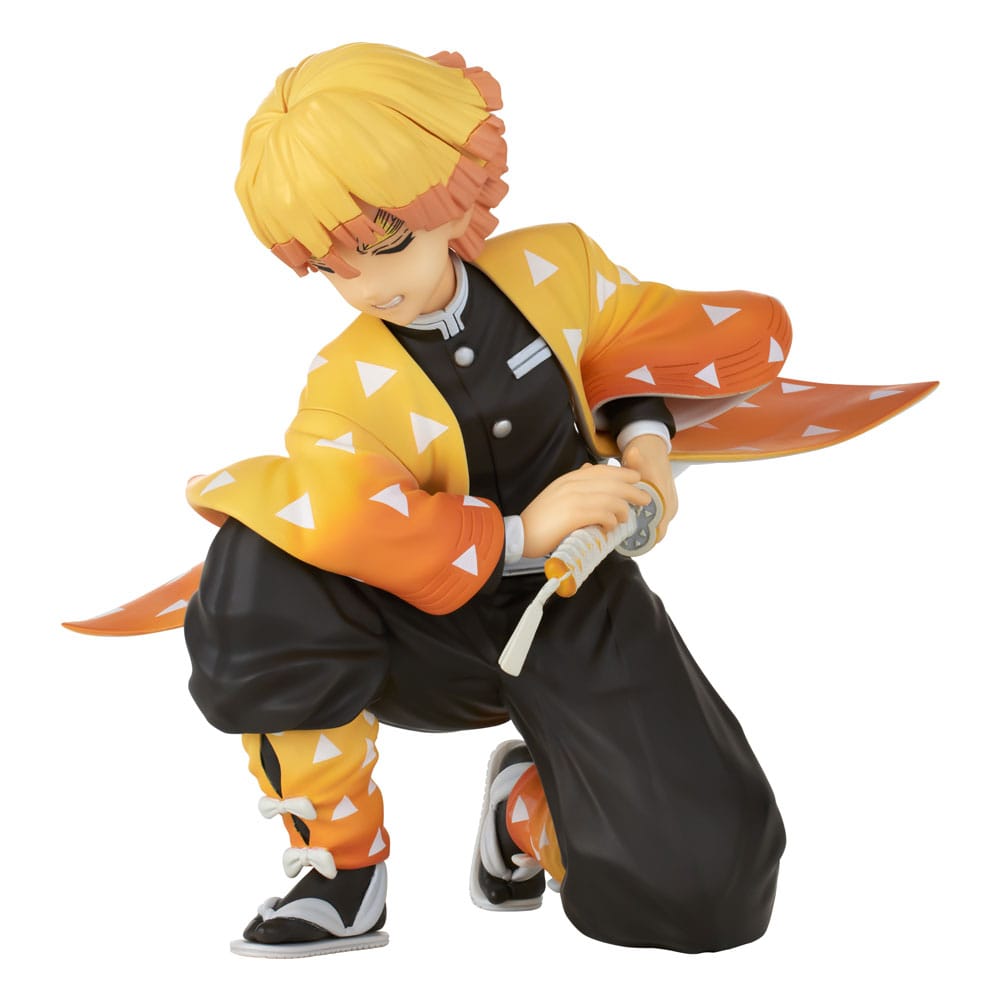 Noodle Stopper Zenitsu Agatsuma Demon Slayer Kimetsu no Yaiba PVC Figure 10 cm