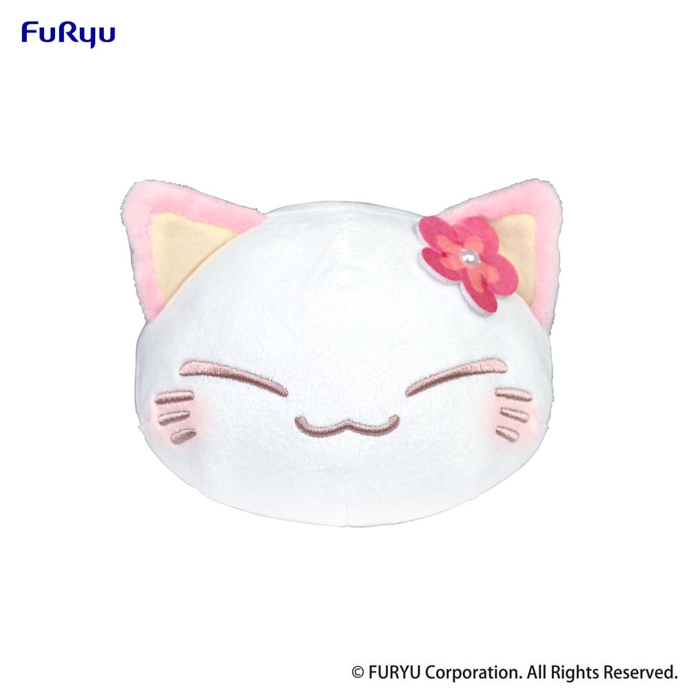 Plush Figure Nemuneko Cat Pink PVC Figure 18 cm