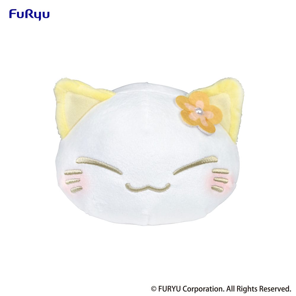 Plush Figure Nemuneko Cat Yellow PVC Figure 18 cm