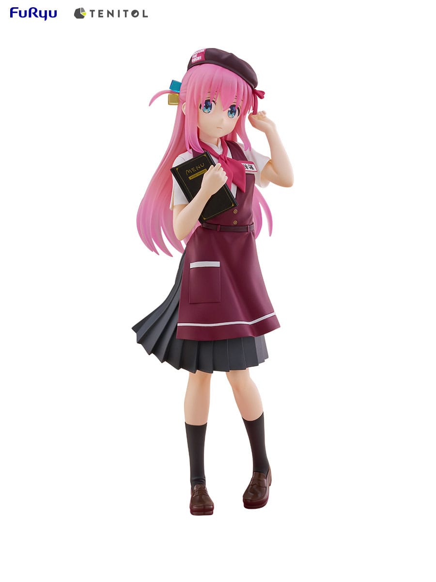 Bocchi the Rock Hitori Gotoh Cafe Style Ver Anime Tenitol PVC Statue 20cm