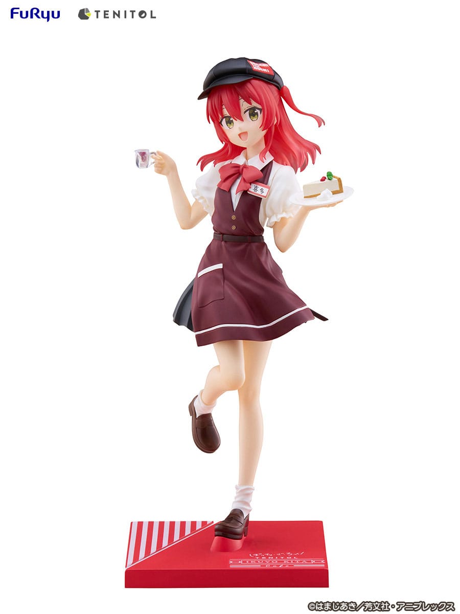 Bocchi the Rock Ikuyo Kita Cafe Style Ver Anime Tenitol PVC Statue 20cm