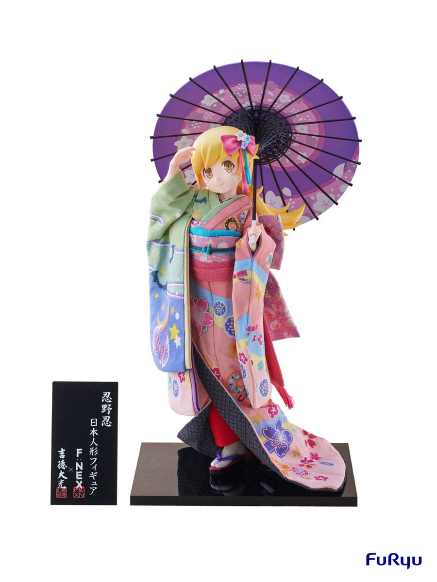 Monogatari Shinobu Oshino Japanese Doll Ver Anime PVC Statue 1 4 Scale 42cm