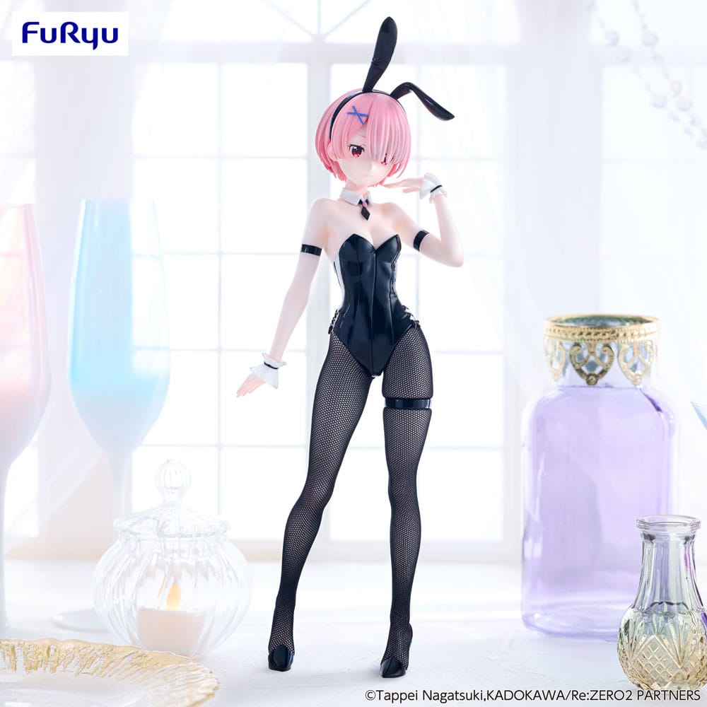 Re Zero Ram Bicolor Ver Anime BiCute Bunnies PVC Statue 30cm