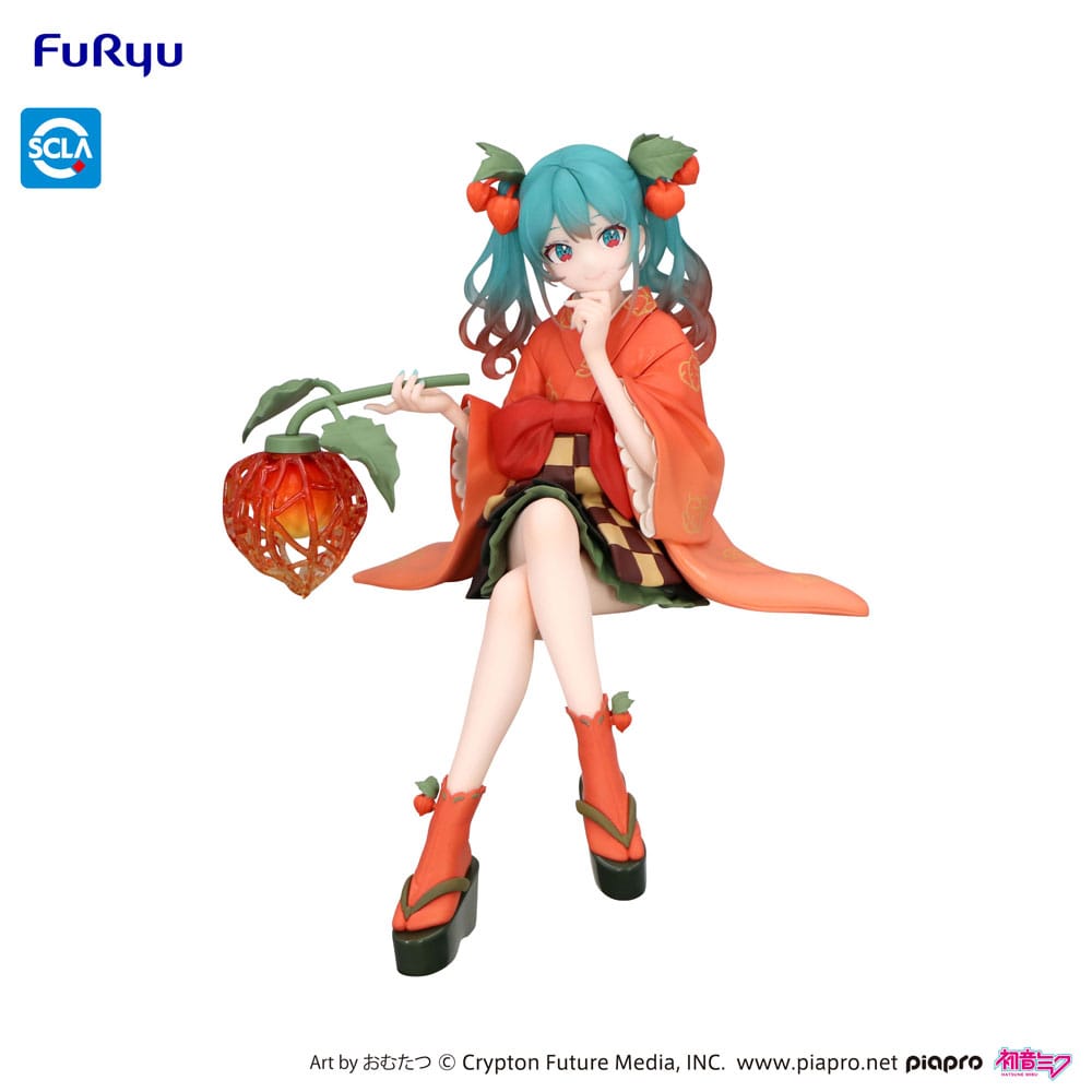 Hatsune Miku Flower Fairy Winter Cherry Hatsune Miku Noodle Stopper PVC Statue 15 cm