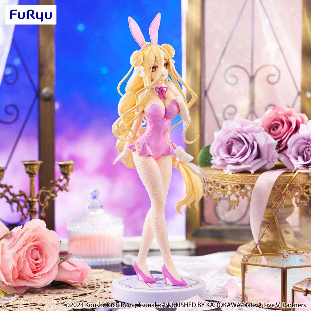 Date A Live Mukuro Hoshimiya Pink Color Ver Date A Live BiCute Bunnies PVC Statue 27 cm