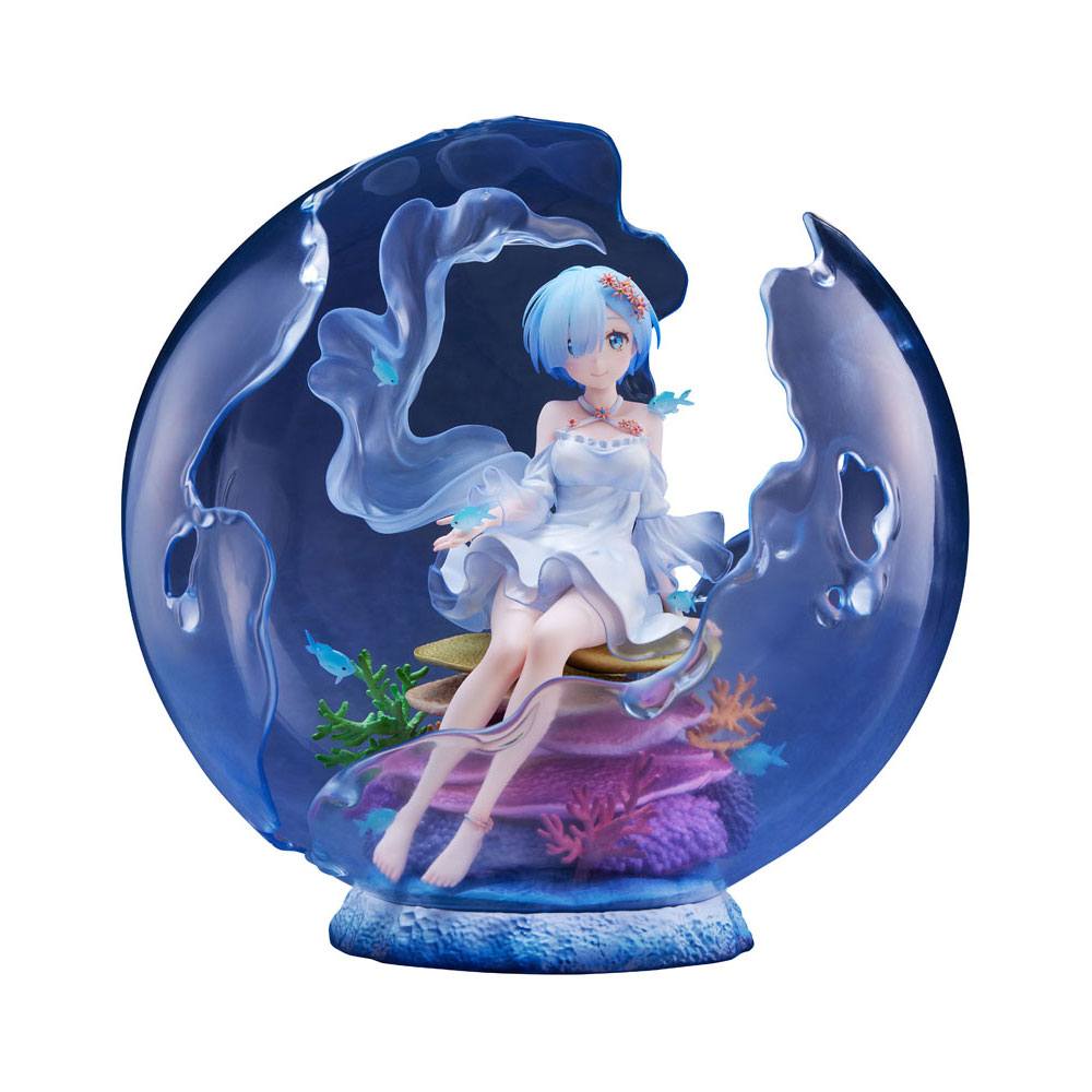 Re Zero Starting Life in Another World Rem Aqua Orb Ver PVC Statue 1 7 Scale 25 cm