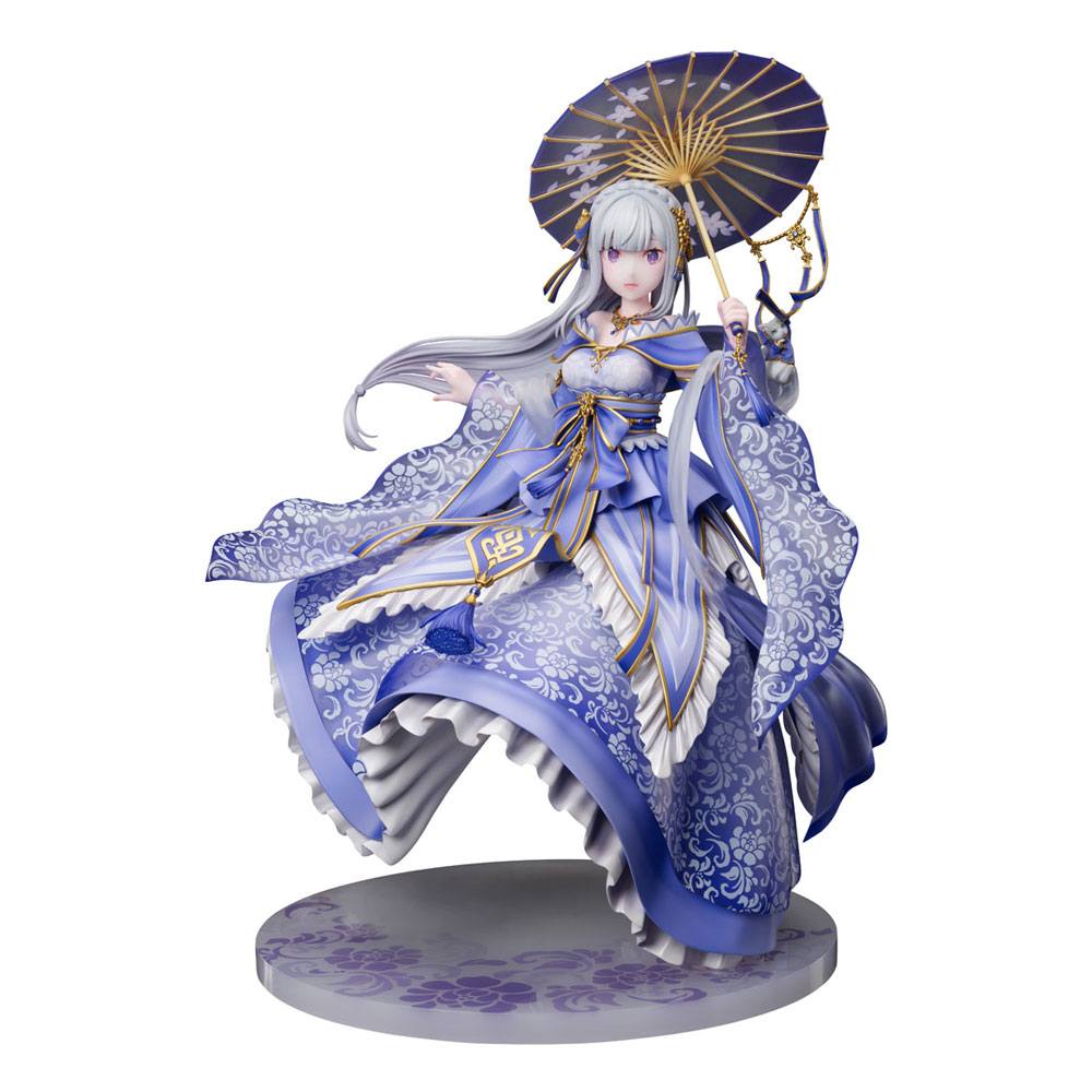 Re Zero Starting Life in Another World Emilia Hanfu Ver PVC Statue 1 7 Scale 25 cm