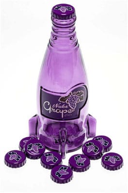 Fallout Nuka Cola Grape Replica Glass Bottle and Cap