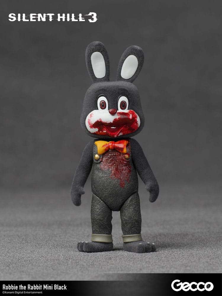 Silent Hill 3 Robbie the Rabbit Mini Action Figure Black Version 10 cm