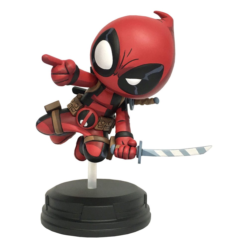 Marvel Deadpool Animated Statue Jumping Scale One Seventh 18 cm