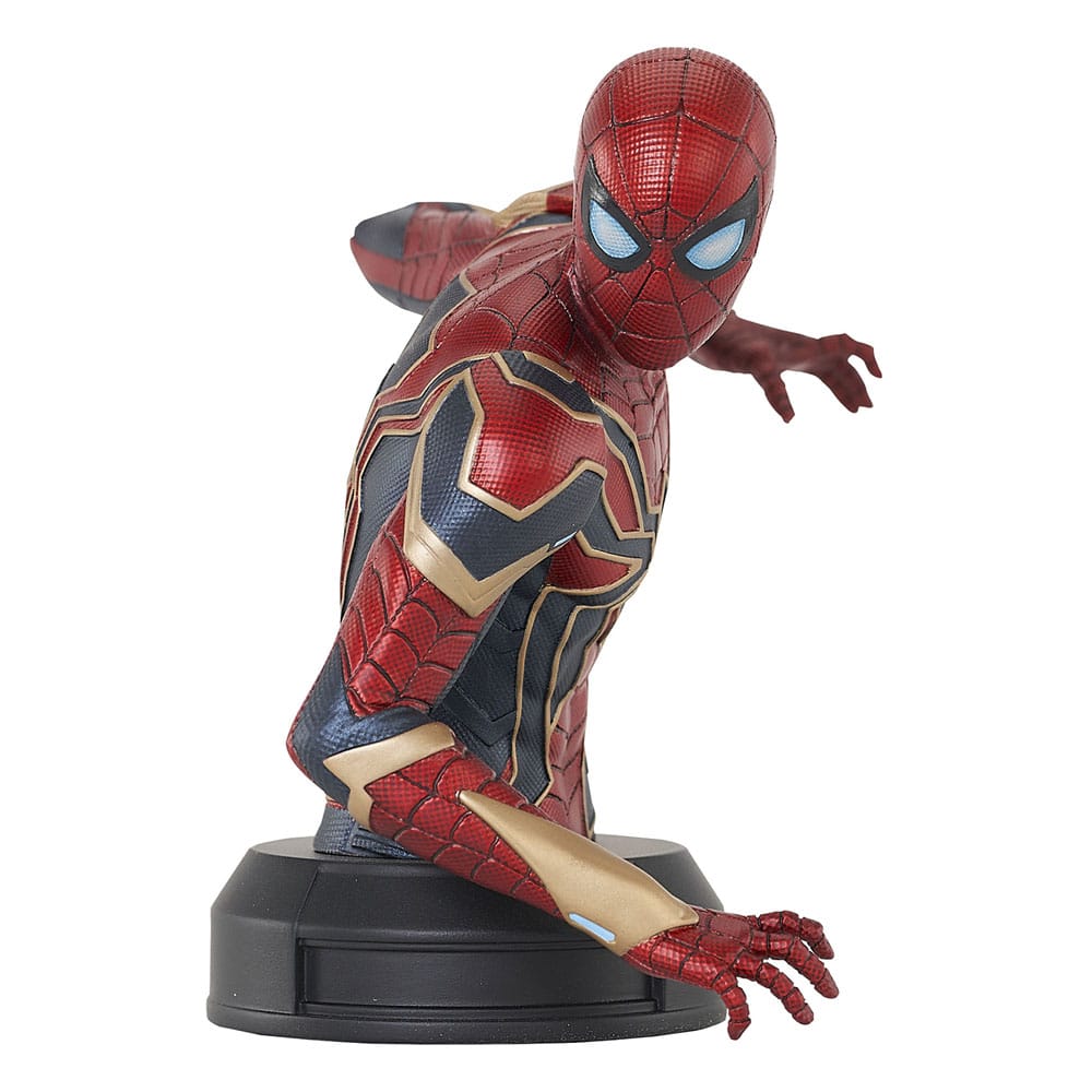 Marvel Iron Spider Man Avengers Infinity War Bust Scale One Sixth 15 cm