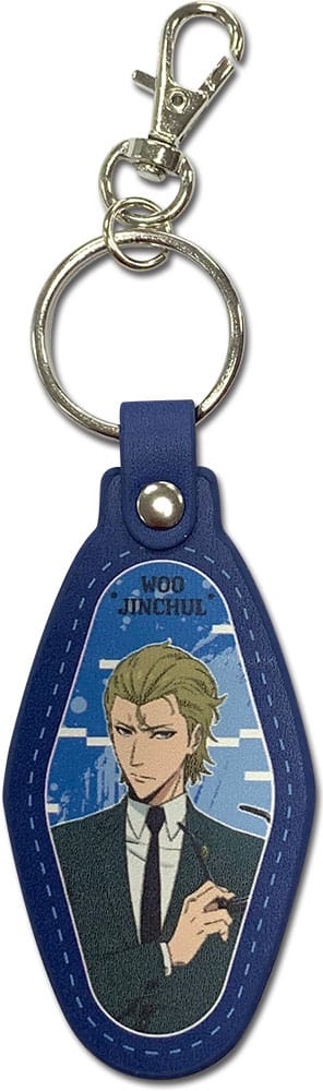 Solo Leveling Woo Jinchul Leather Keyring