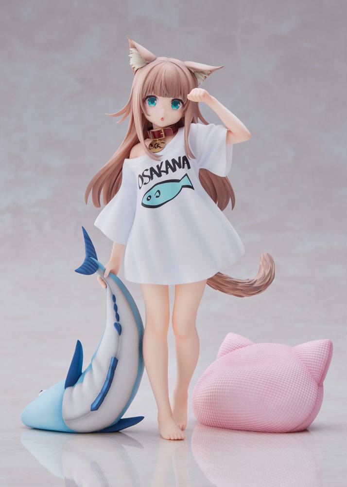 Good Smile Company Kinako Good Morning Ver My Cat Is a Kawaii Girl Statue 1 6 Scale 21 cm
