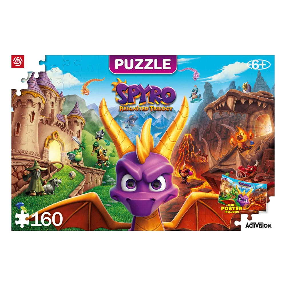 Spyro Reignited Trilogy Kids Heroes Puzzle 160 Pieces
