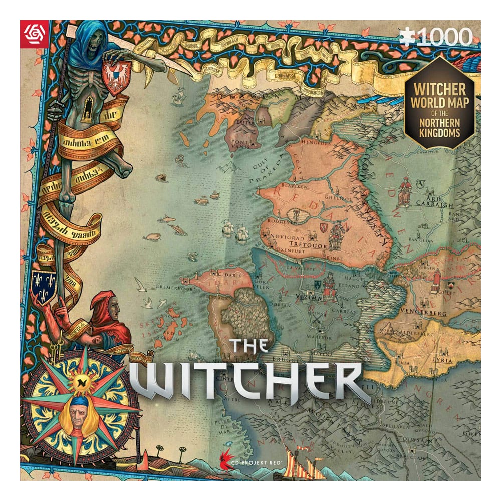 The Witcher The Northern Kingdoms Video Game Puzzle 1000 Pieces