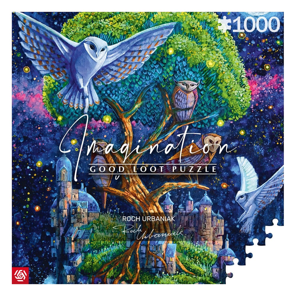 Roch Urbaniak Owl Island Art Puzzle 1000 Pieces
