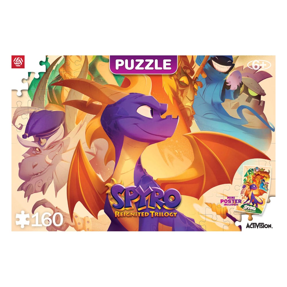 Spyro Reignited Trilogy Heroes Kids Puzzle 160 Pieces