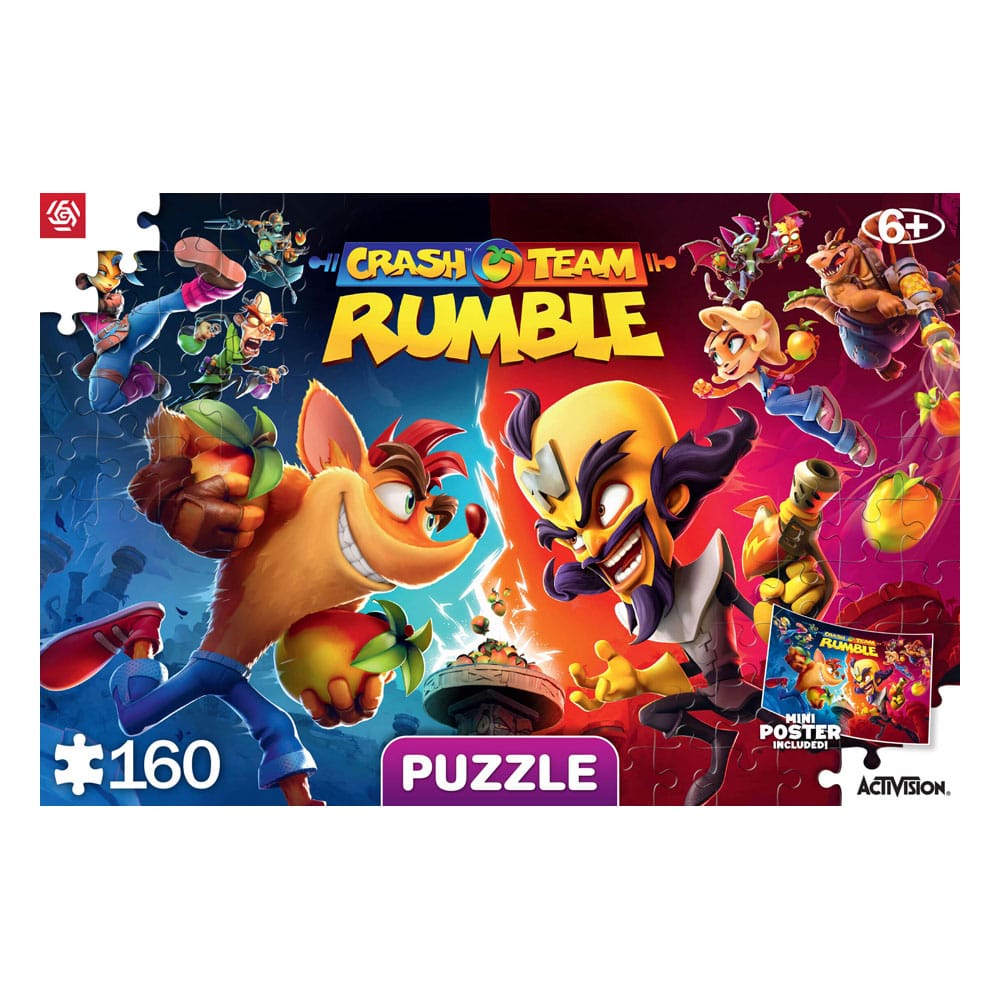 Crash Bandicoot Rumble Heroes Kids Puzzle 160 Pieces
