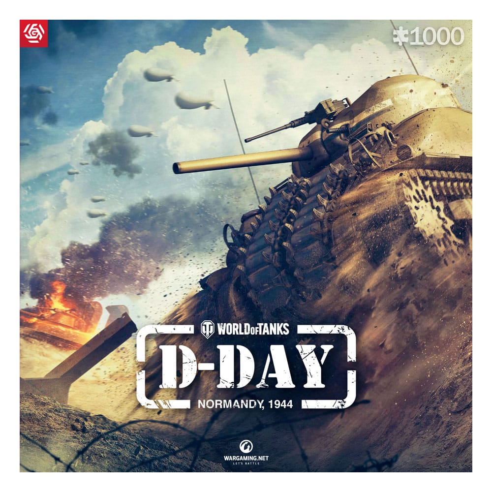 World of Tanks D Day Gaming Puzzle 1000 Pieces