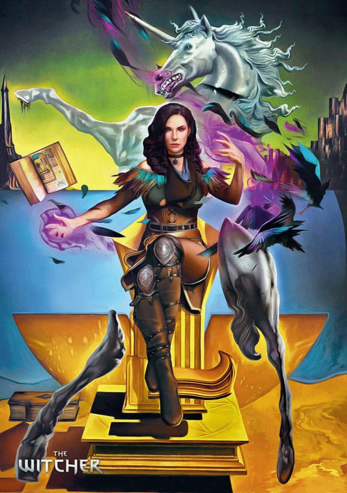 The Witcher Yennefer Wild Hunt Video Game Art Puzzle Salvador Dali 1000 Pieces