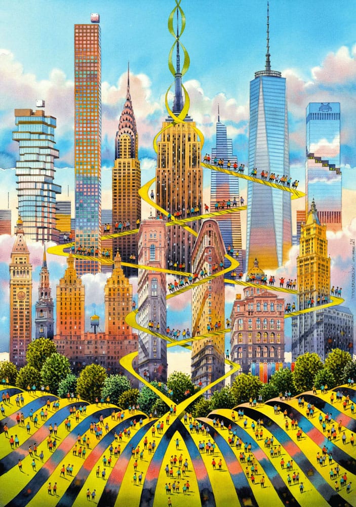 Tytus Brzozowski New York Puzzle Art Merchandise 1000 Pieces