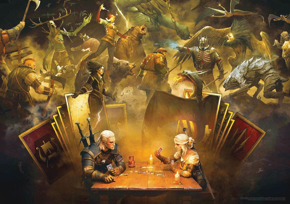 The Witcher Playing Gwent Puzzle 1000 Pieces