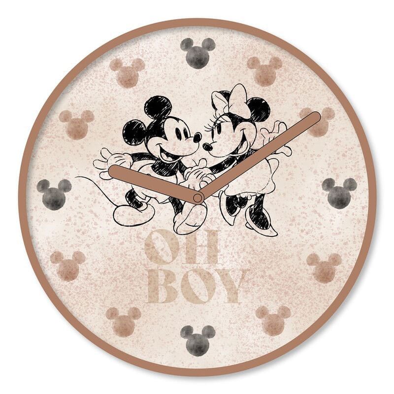 Mickey Mouse Oh Boy Blush Wall Clock Disney