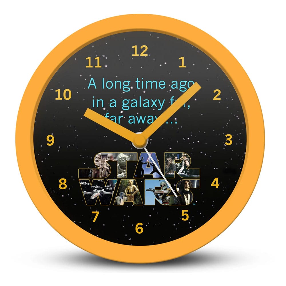 Star Wars Desk Clock Long Time Ago Theme