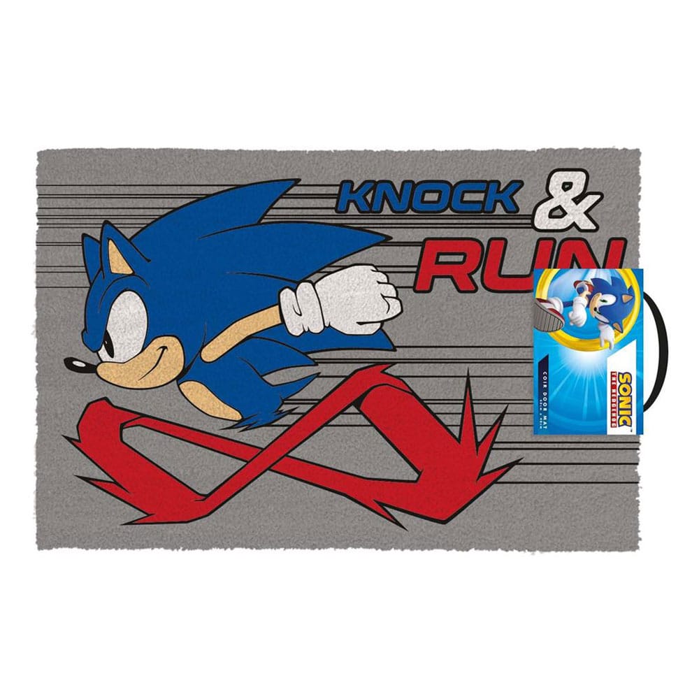Sonic The Hedgehog Knock And Run Doormat 40 x 60 cm Game Merchandise