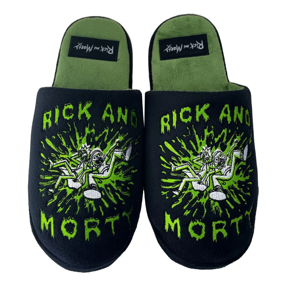 Rick And Morty Splat Slippers