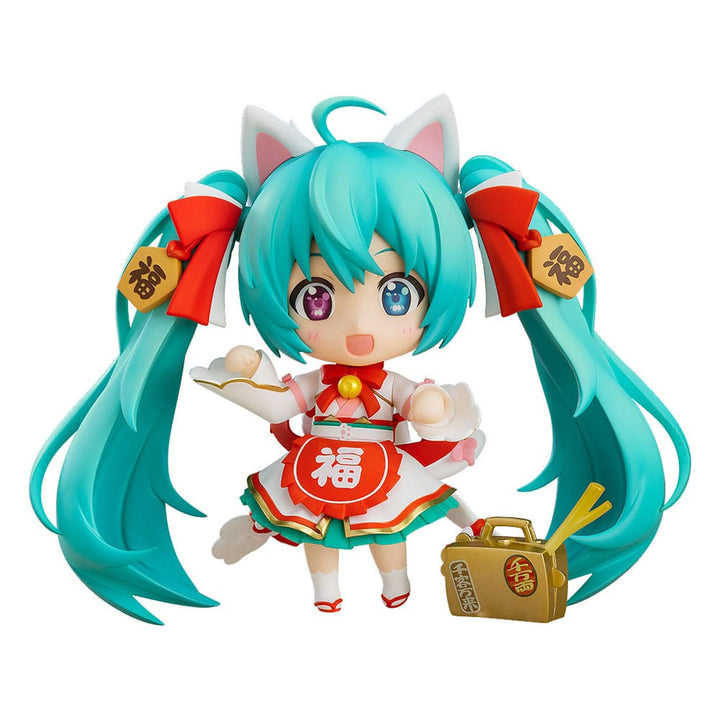 Character Vocal Series 01 Hatsune Miku Maneki Miku Ver Nendoroid Action Figure 10 cm