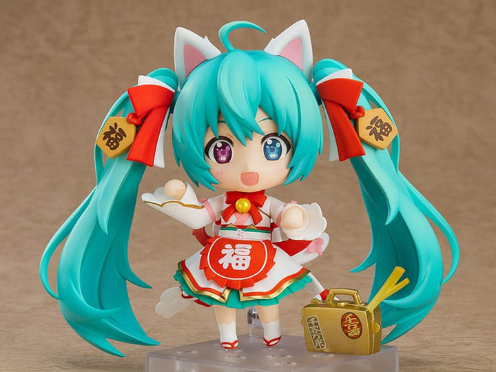 Character Vocal Series 01 Hatsune Miku Maneki Miku Ver Nendoroid Action Figure 10 cm