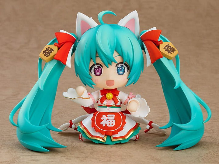 Character Vocal Series 01 Hatsune Miku Maneki Miku Ver Nendoroid Action Figure 10 cm